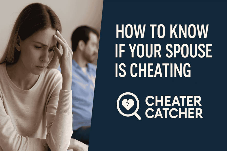 How to know if your spouse is cheating